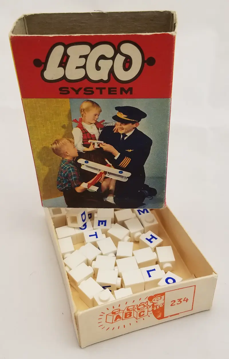 LEGO System 234 Letter Bricks set, image 4