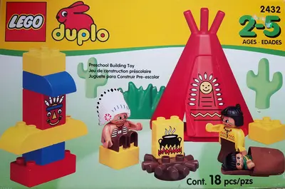 LEGO DUPLO 2432 Big Chief's Camp set