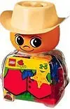 LEGO DUPLO 2437 Sheriff Canister set