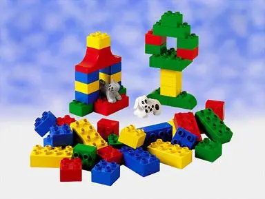 LEGO DUPLO 2466 Medium Bucket, Yellow set