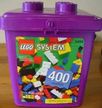 LEGO Basic 2494 Purple Bucket Set set