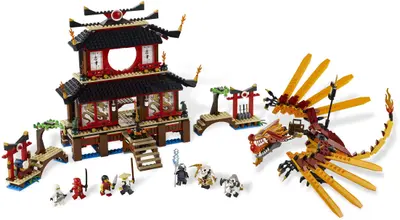 LEGO Ninjago 2507 Fire Temple set