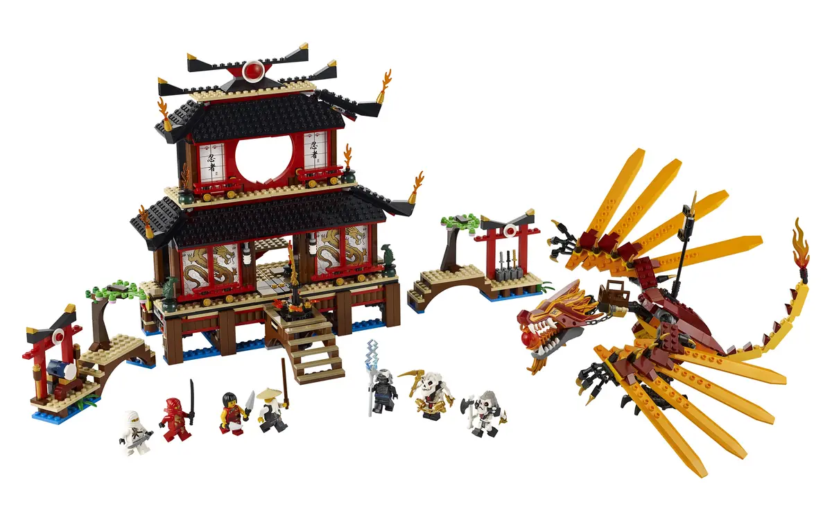 LEGO Ninjago 2507 Fire Temple set, image 3