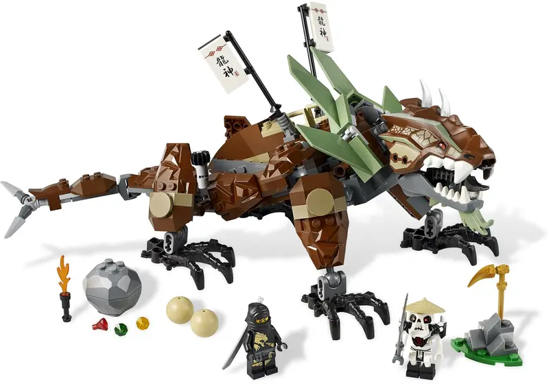 LEGO Ninjago 2509 Earth Dragon Defense set