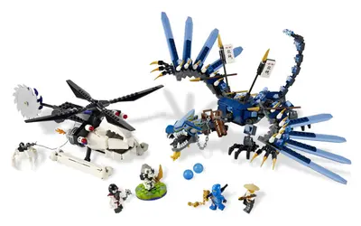 LEGO Ninjago 2521 Lightning Dragon Battle set, image 2