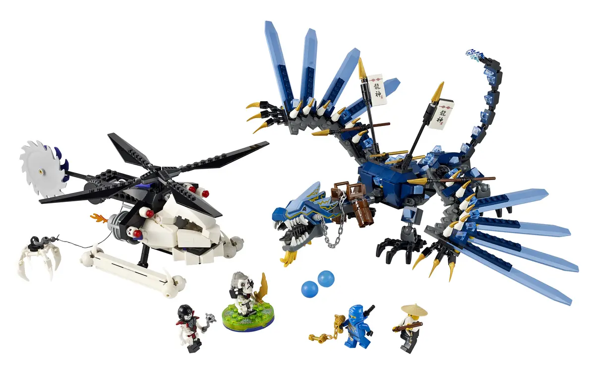 LEGO Ninjago 2521 Lightning Dragon Battle set, image 3