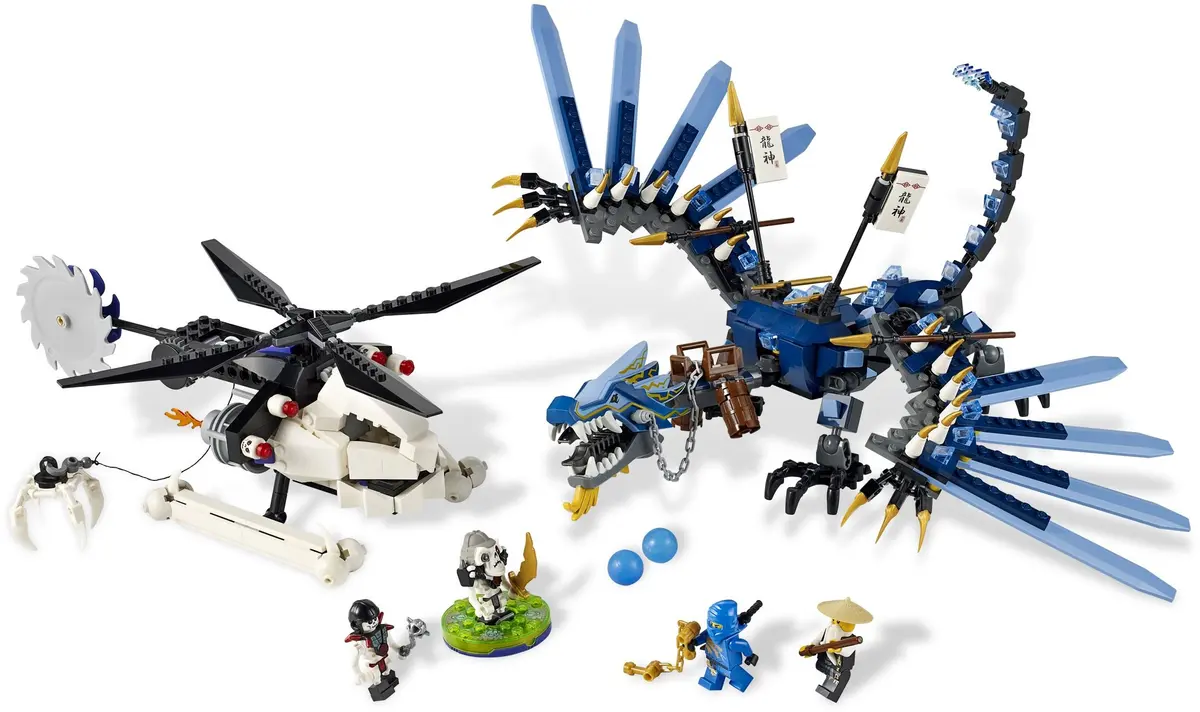 LEGO Ninjago 2521 Lightning Dragon Battle set