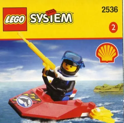 LEGO Town 2536 Divers Jet Ski set