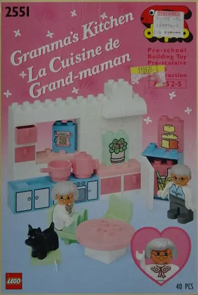 LEGO DUPLO 2551 Grandma's Kitchen set