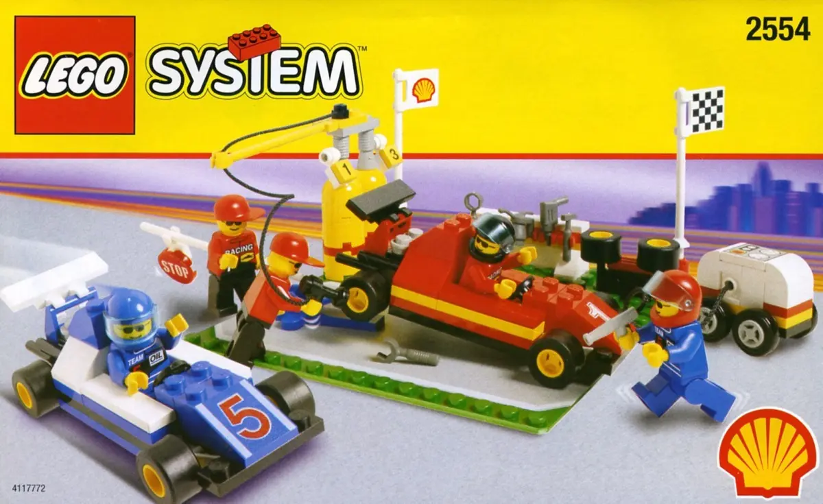 LEGO Town 2554 Formula 1 Pit Stop set
