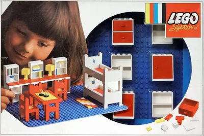 LEGO Homemaker 262 Complete Children's Room Set set
