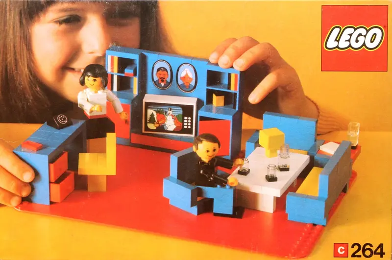 LEGO Homemaker 264 Living Room set
