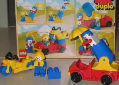 LEGO DUPLO 2650 Cannon Ball Clowns set