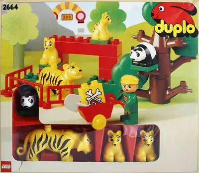 LEGO DUPLO 2664 Tiger and Panda Family set