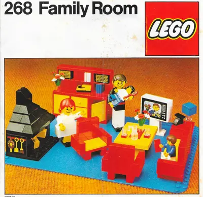 LEGO Homemaker 268 Family Room set