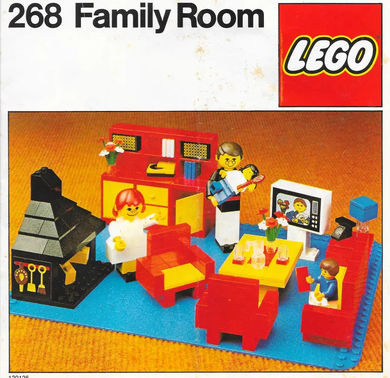 LEGO Homemaker 268 Family Room set