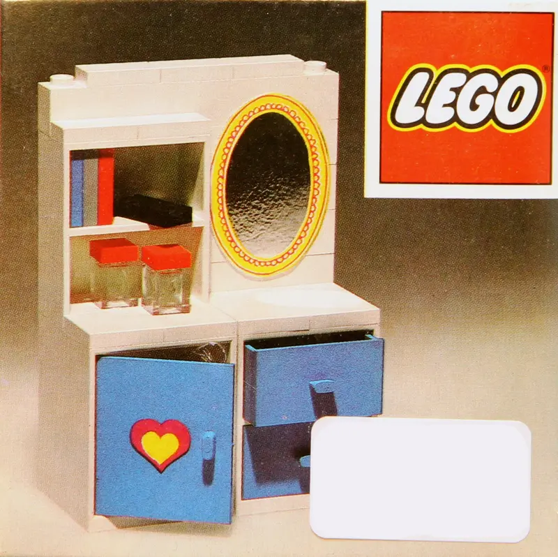 LEGO Homemaker 272 Dressing Table with Mirror set