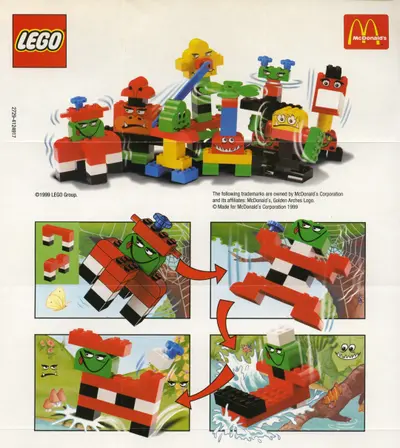 LEGO Basic 2729 Quattro Leg set