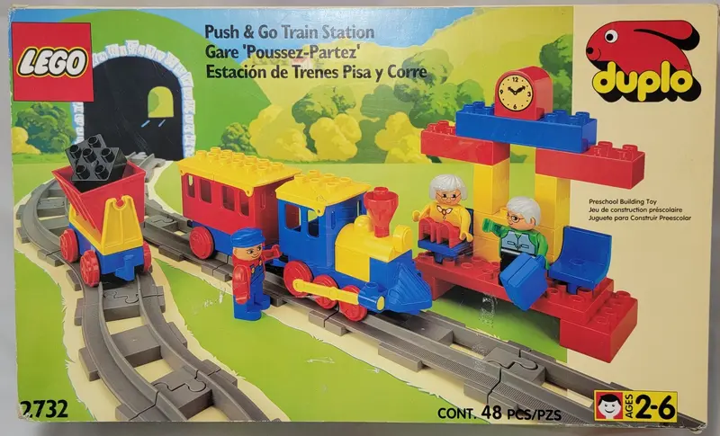LEGO DUPLO 2732 Push-Along Play Train Set set