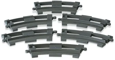 LEGO DUPLO 2735 Curved Track (Curved Rails) set