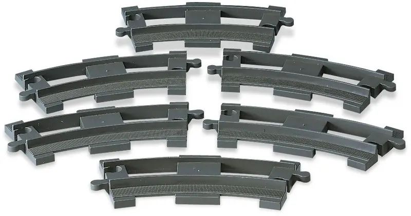 LEGO DUPLO 2735 Curved Track (Curved Rails) set