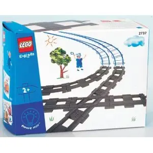 LEGO DUPLO 2737 Diamond Crossing and Track Pack set