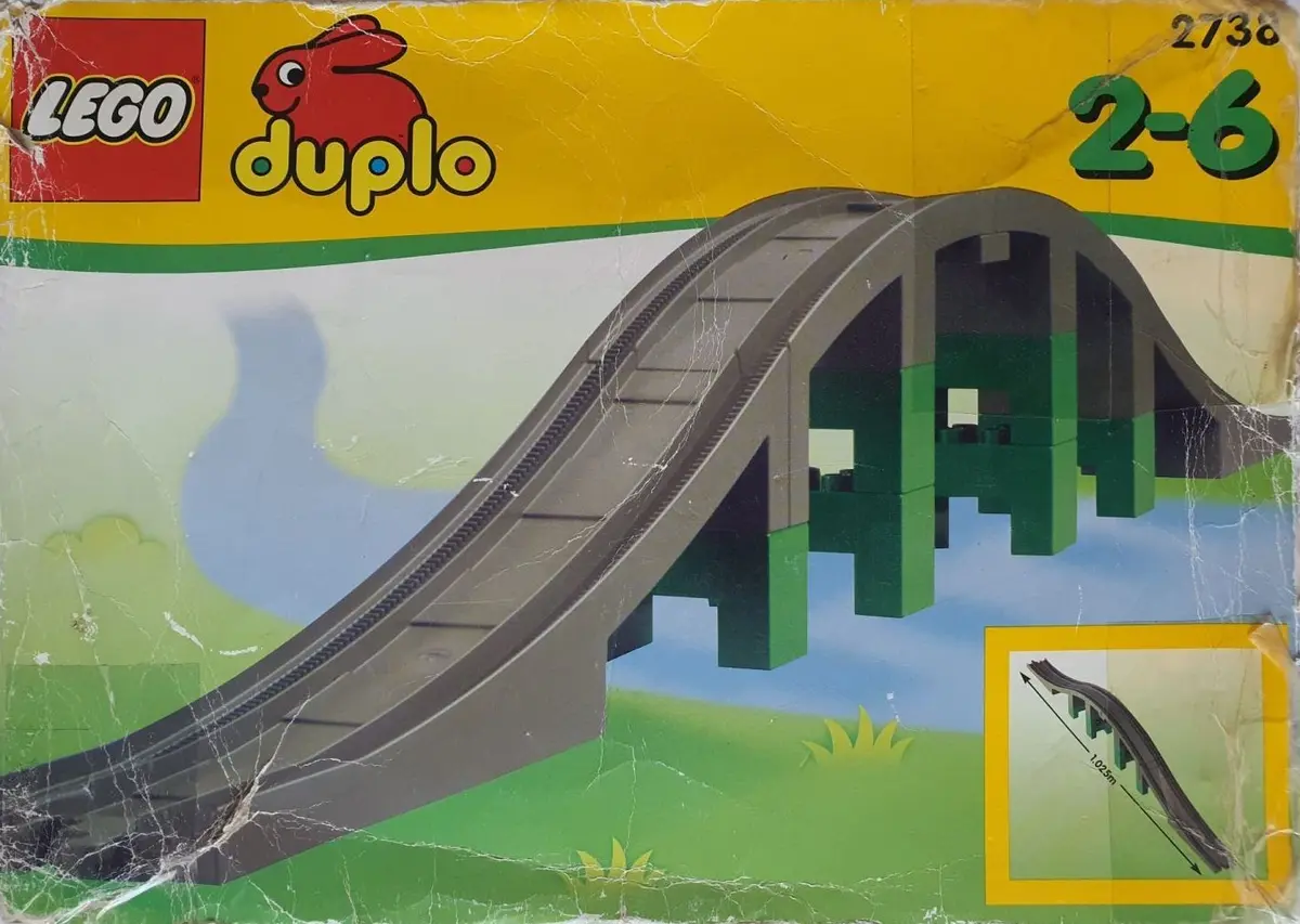 LEGO DUPLO 2738 Train Bridge set, image 2