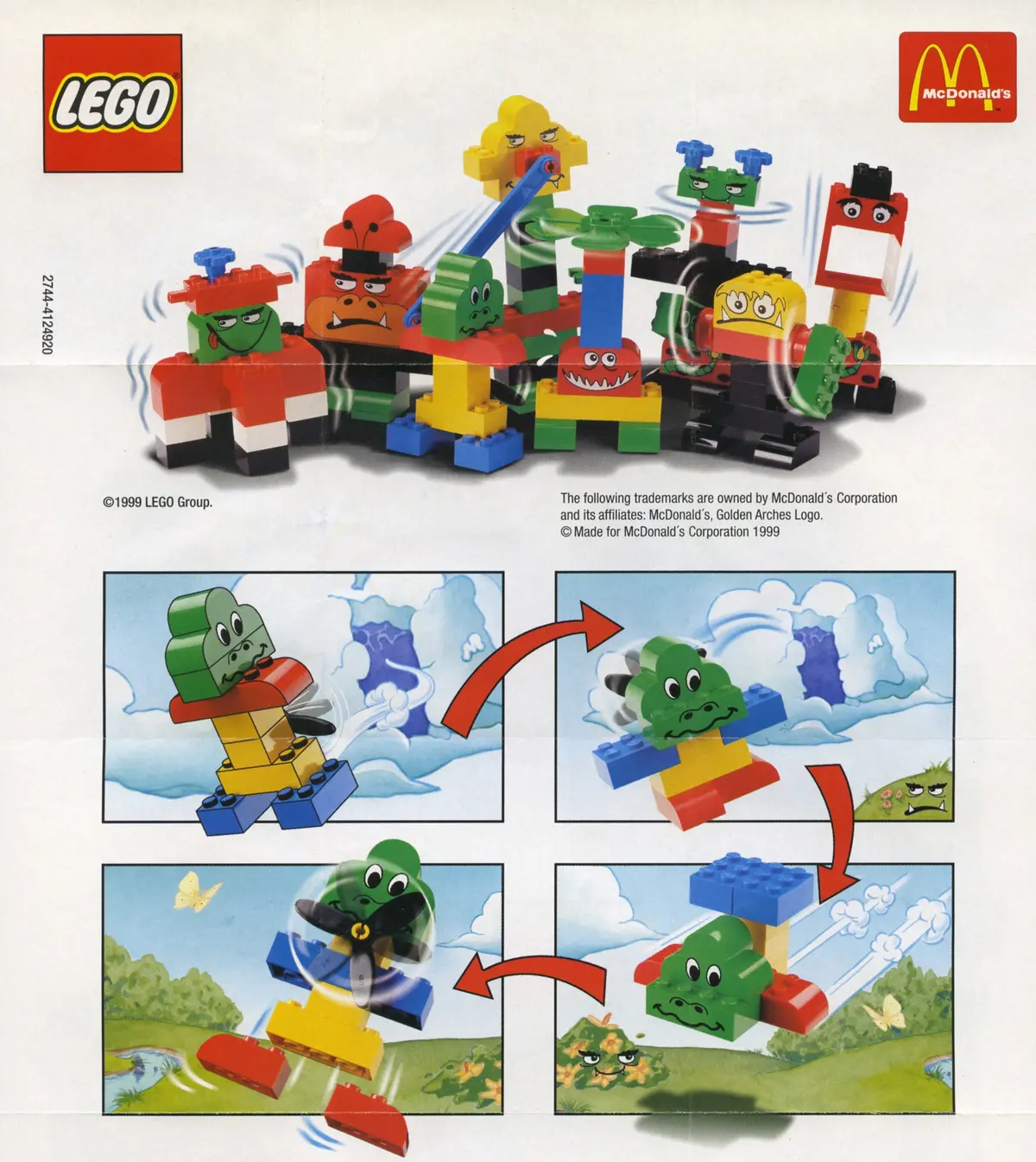 LEGO Basic 2744 Propeller Man set