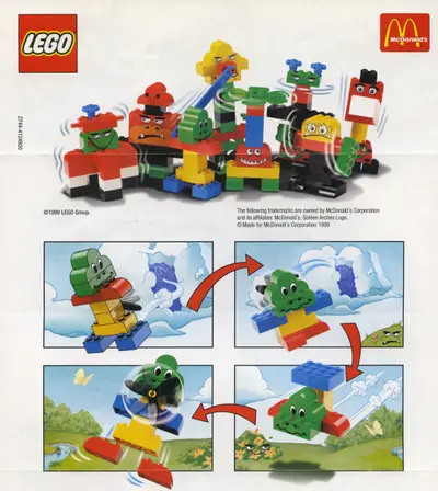 LEGO Basic 2744 Propeller Man set