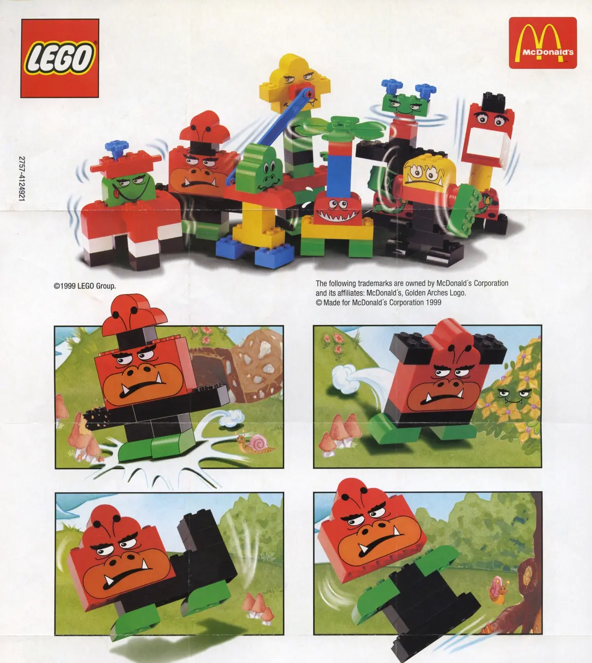 LEGO Basic 2757 Bad Monkey set