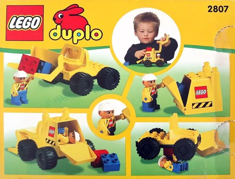 LEGO DUPLO 2807 Bulldozer set, image 2