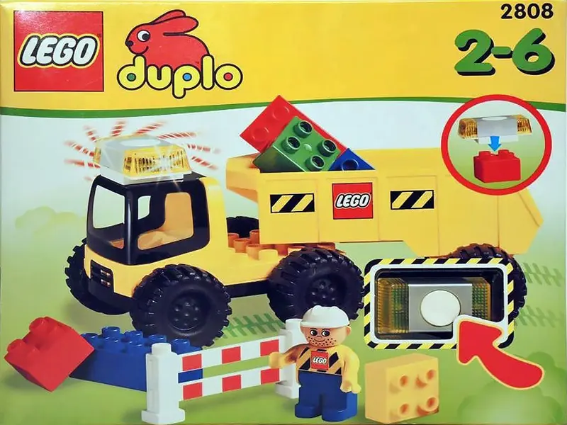 LEGO DUPLO 2808 Light & Sound Dump Truck set