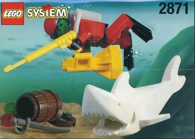 LEGO Town 2871 Diver and Shark set