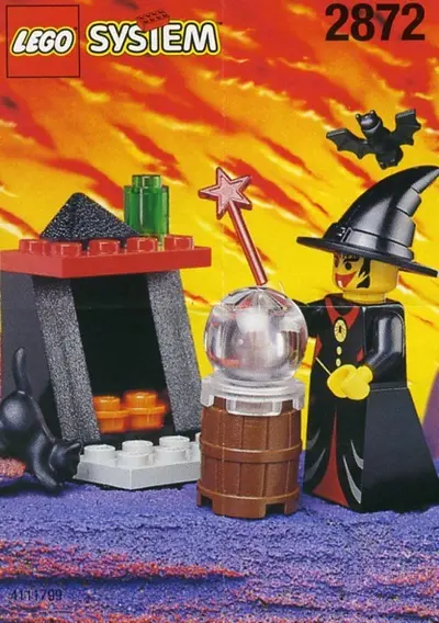 LEGO Castle 2872 Witch and Fireplace set