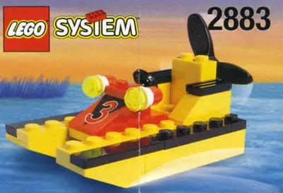 LEGO Town 2883 Swamp Racer set