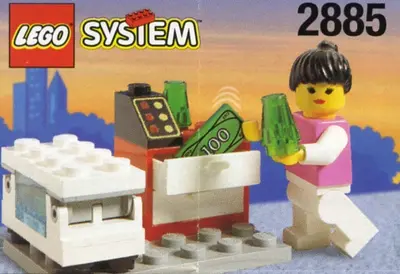LEGO Town 2885 Ice Cream Seller set