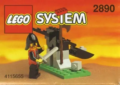 LEGO Castle 2890 Stone Bomber set