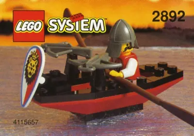 LEGO Castle 2892 Thunder Arrow Boat set