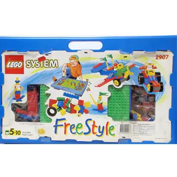LEGO Freestyle 2907 Play Desk Set, Blue set