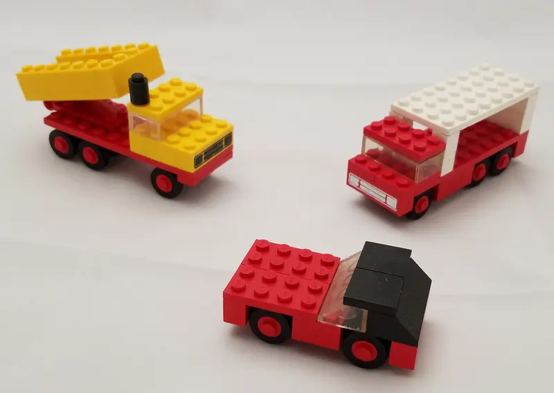 LEGO Samsonite 3 Mini-Wheel Model Maker No. 3 (Kraft Velveeta) set