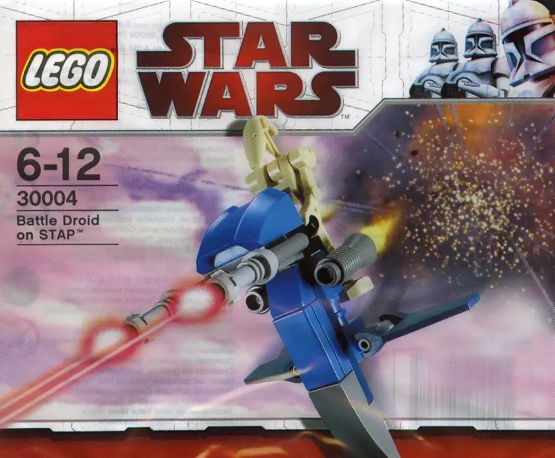 LEGO Star Wars 30004 Battle Droid on STAP set