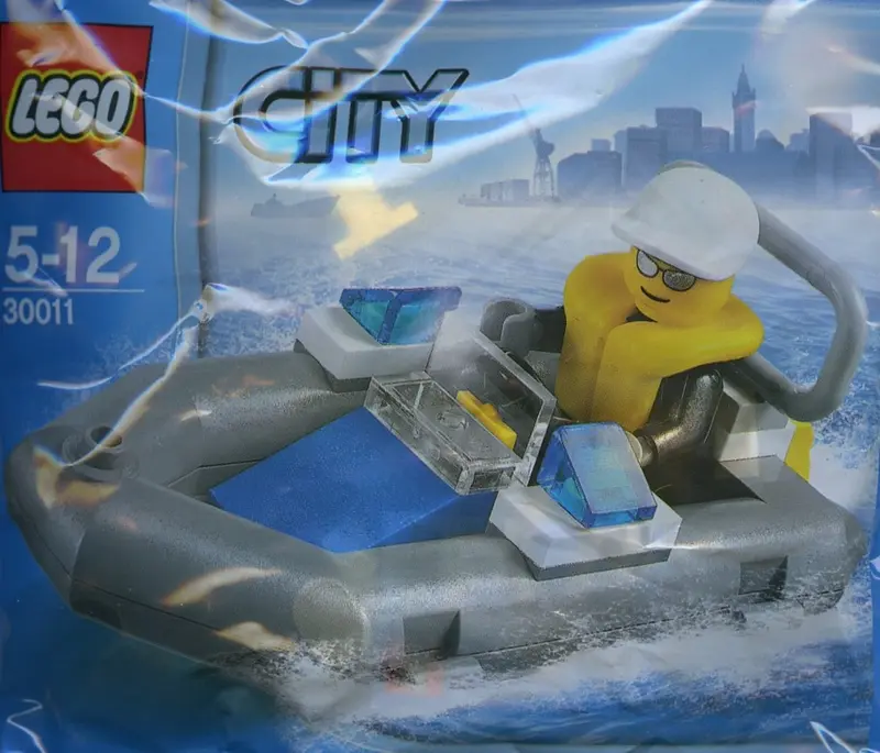 LEGO City 30011 Police Dinghy set