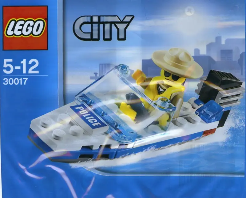 LEGO City 30017 Police Boat set