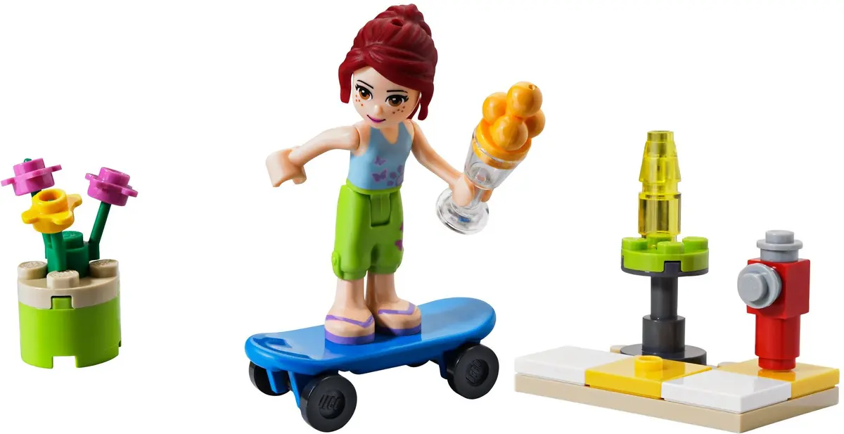 LEGO Friends 30101 Mia's Skateboard set, image 3