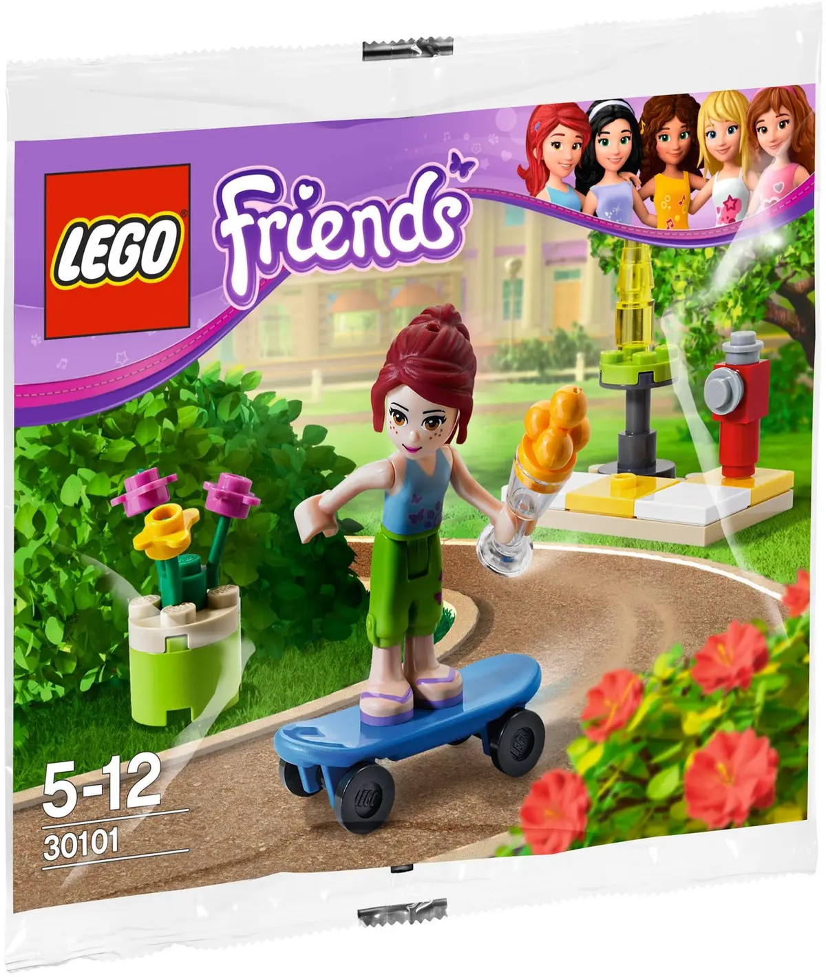 LEGO Friends 30101 Mia's Skateboard set, image 2