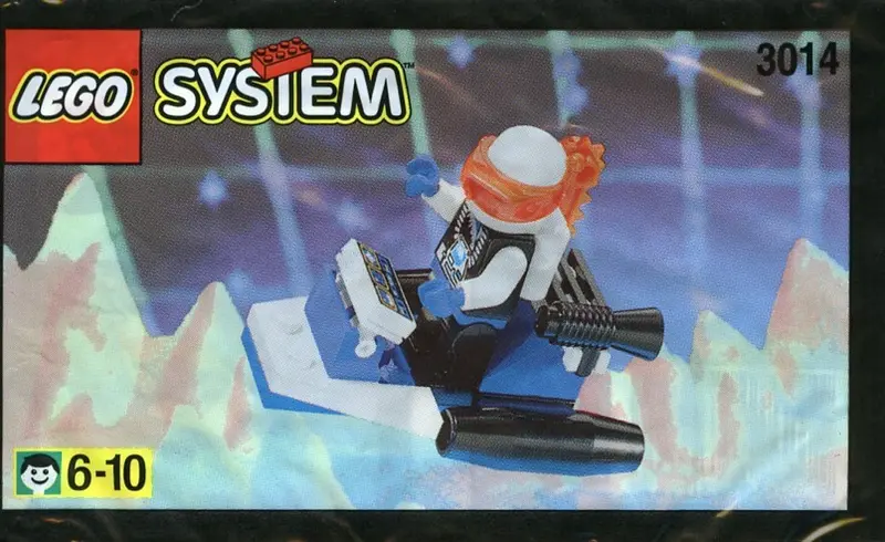 LEGO Space 3014 Ice Planet Scooter set
