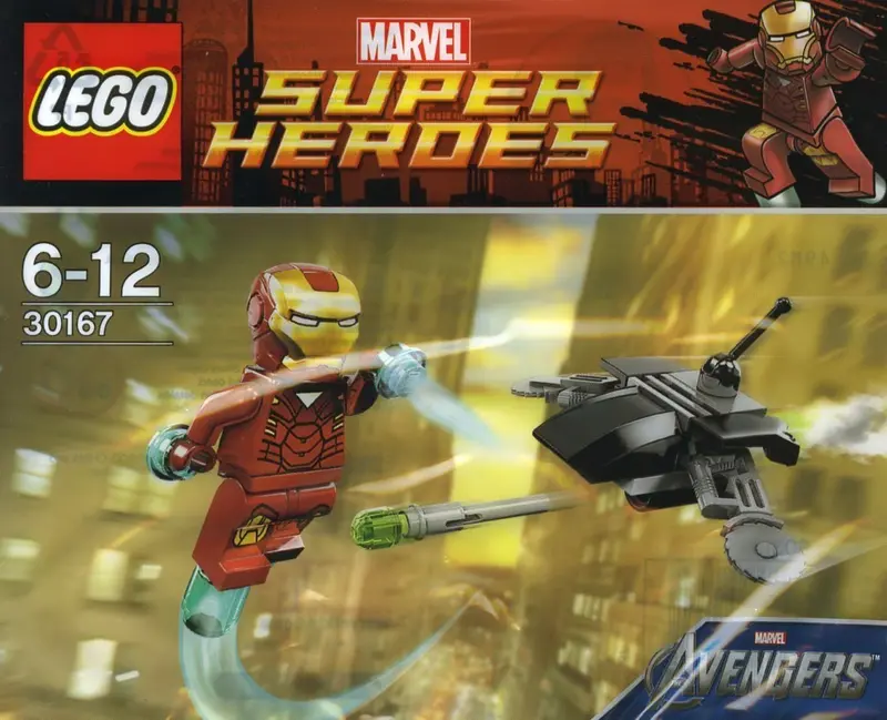 LEGO Marvel Super Heroes 30167 Iron Man vs. Fighting Drone set