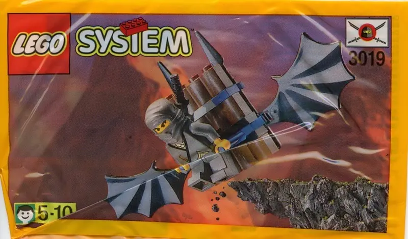 LEGO Castle 3019 Ninpo Big Bat set