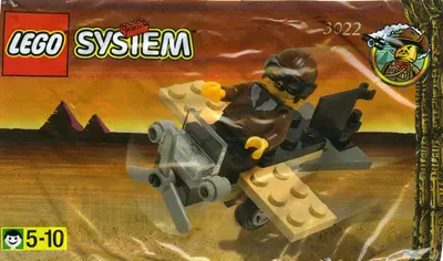 LEGO Adventurers 3022 Harry Cane's Airplane set