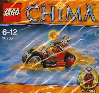 LEGO Legends of Chima 30265 Worriz' Fire Bike set